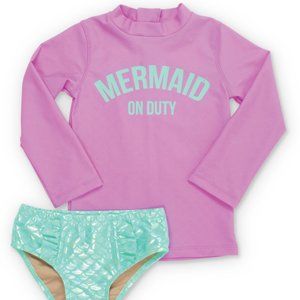 Shade Critters Mermaid Rashguard Set Swimsuit